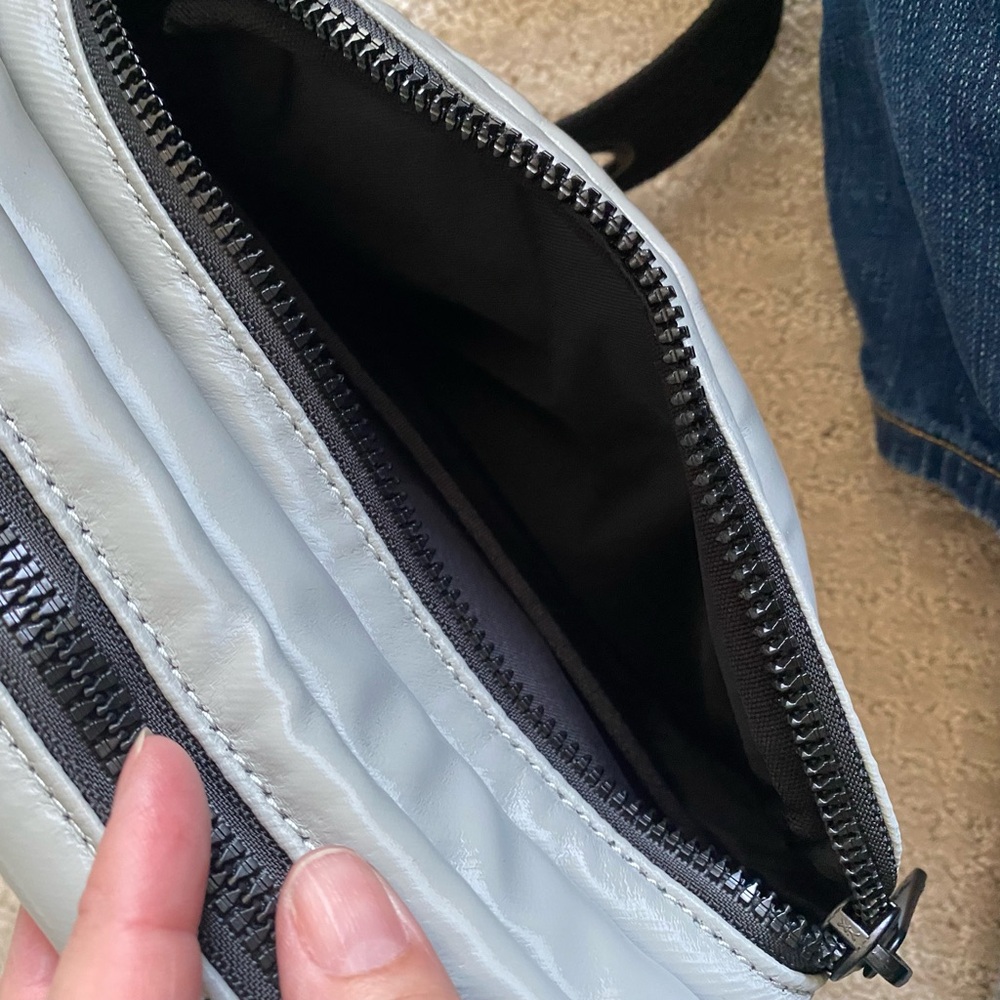 Y-3 Light Gray Belt Bag - Picture 5 of 8